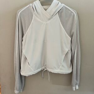 lululemon athletica White and Gray Hoodie